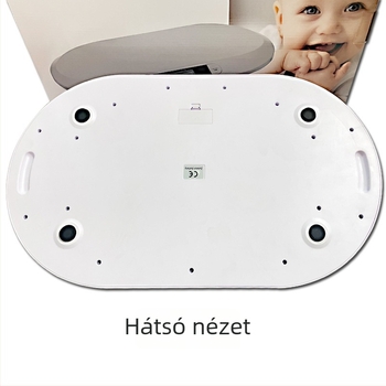 Baba elektronikus mérleg, kapacitás 20 kg, akkumulátoros működtetés, integrált háztartási mérleg