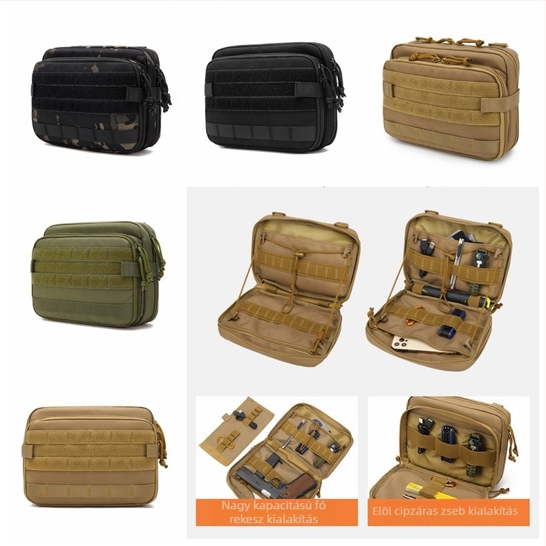 Condor-stílusú Molle táska (Anyag: Nylon; Lélegző; Használati mód: kültéri sportok; Belső bélés: Nylon)