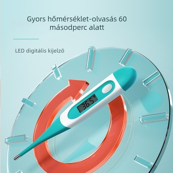 Heinowo elektronikus lázmérő hónaljban használatra, történeti adatok tárolása, univerzális használat