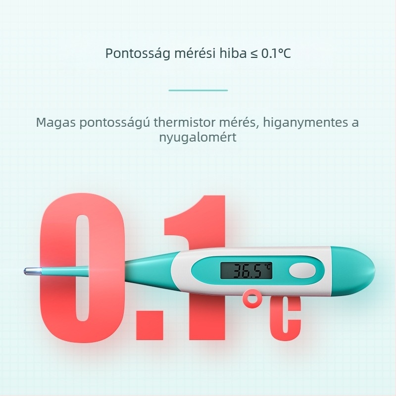 Heinowo elektronikus lázmérő hónaljban használatra, történeti adatok tárolása, univerzális használat