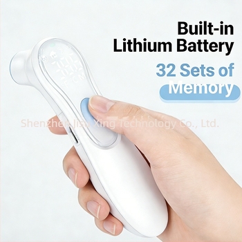 2-in-1 érintésmentes infravörös hőmérő AD812 — fej és fül mérés, gyors <1 s, pontosság ±0.1°C, üzemmód fülre és homlokra, történeti adatok tárolása