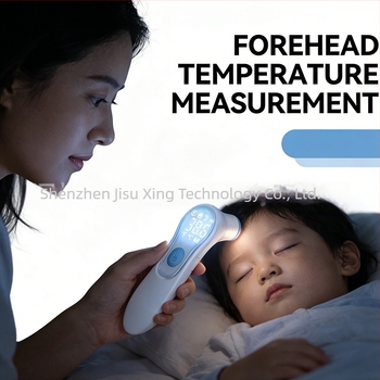 2-in-1 érintésmentes infravörös hőmérő AD812 — fej és fül mérés, gyors <1 s, pontosság ±0.1°C, üzemmód fülre és homlokra, történeti adatok tárolása