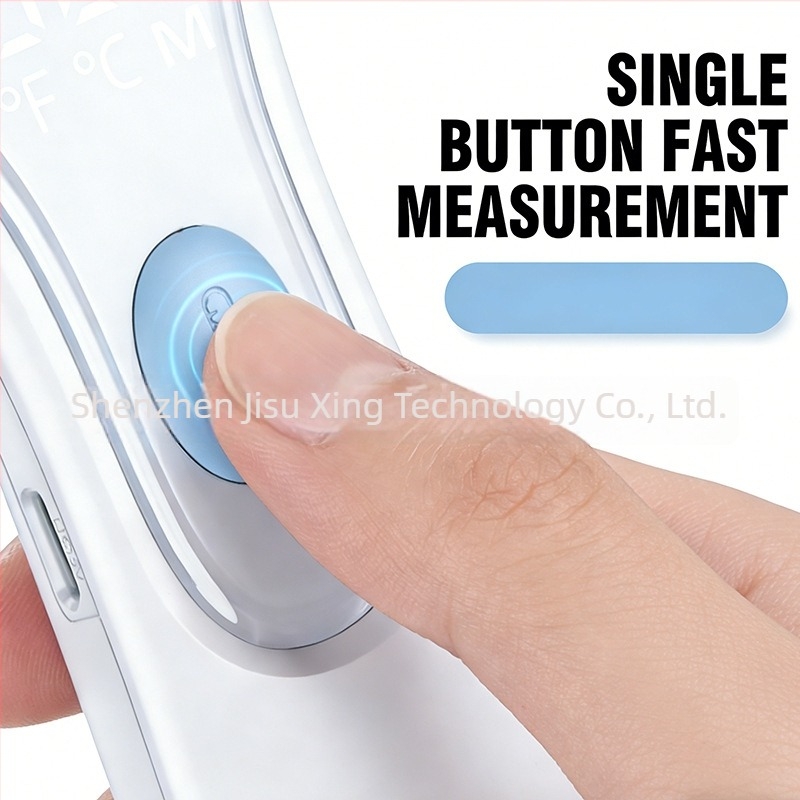 2-in-1 érintésmentes infravörös hőmérő AD812 — fej és fül mérés, gyors <1 s, pontosság ±0.1°C, üzemmód fülre és homlokra, történeti adatok tárolása