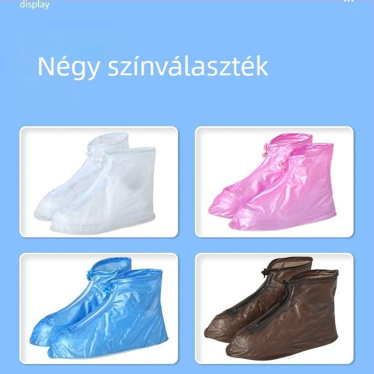 Cipővédők: vízálló, csúszásmentes, megerősített, kopásálló, külső használatra (Uniszex)
