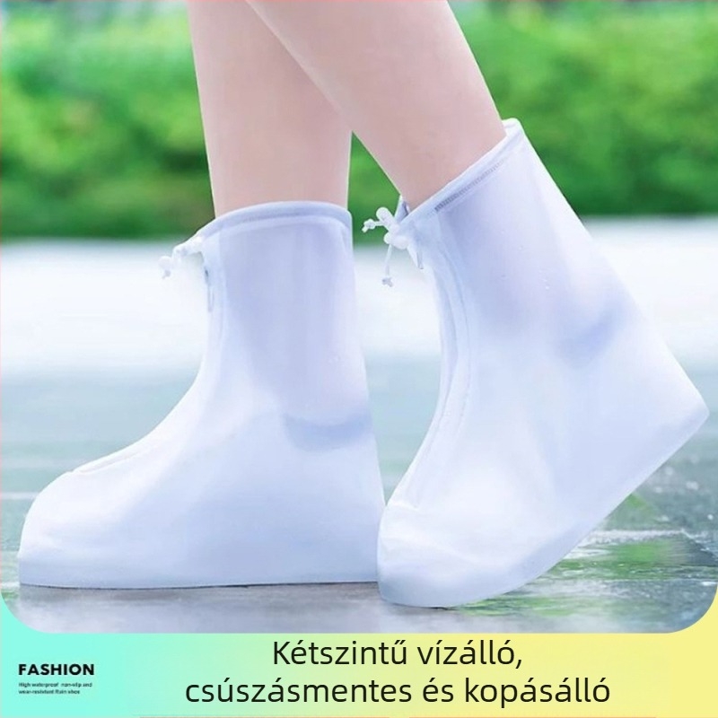 Cipővédők: vízálló, csúszásmentes, megerősített, kopásálló, külső használatra (Uniszex)