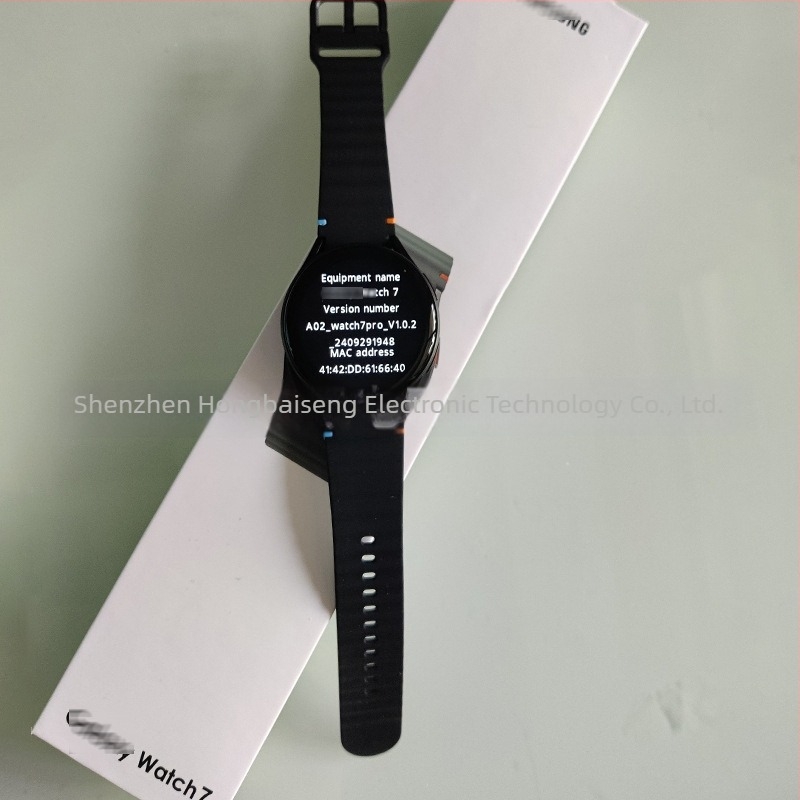 Watch7 kör alakú okosóra Bluetooth hívások, pulzusfigyelés, vérnyomásmérés, vér oxigénszintje, 7–14 napos üzemidő