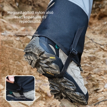 Nylon lábgaiter túrázáshoz havas és sivatagi környezethez — vádlivédő, univerzális illeszkedés, vízálló lábvédők (Nylon; Vádlivédő; Univerzális; Túrázás és kempingezés; Jég- és hó sportok)