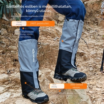 Nylon lábgaiter túrázáshoz havas és sivatagi környezethez — vádlivédő, univerzális illeszkedés, vízálló lábvédők (Nylon; Vádlivédő; Univerzális; Túrázás és kempingezés; Jég- és hó sportok)