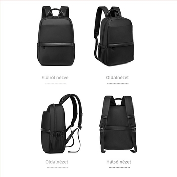 Férfi városi hátizsák poliészterből, lélegző, vízálló, kopásálló, 20–35L, ergonómikus terheléscsökkentés, utazáshoz és üzleti utakhoz