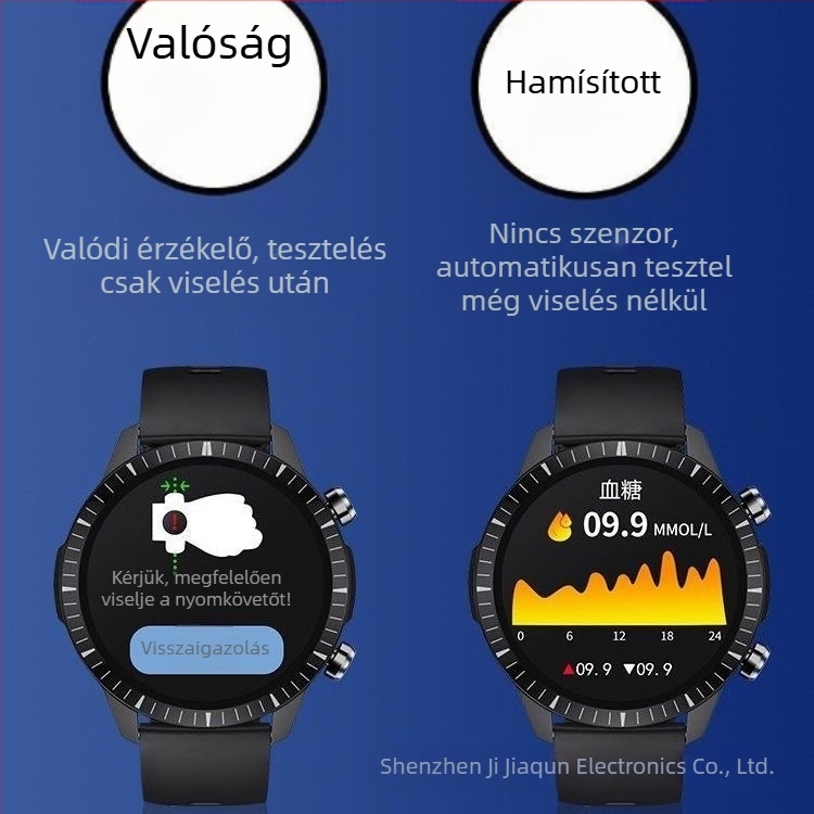 Vízálló okosóra valós idejű monitorozással: szívritmus, vérnyomás, vér oxigénszint és alvás