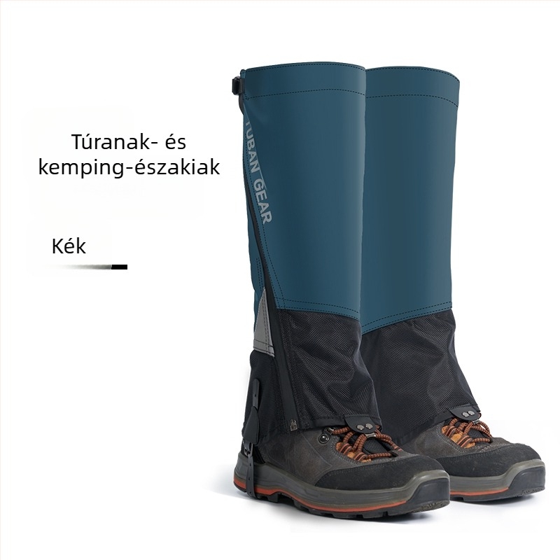 Túrázásra és hegymászatra alkalmas cipővédő; vízálló, hóálló, sár- és homokálló; kopás- és szakadásálló; uniszex