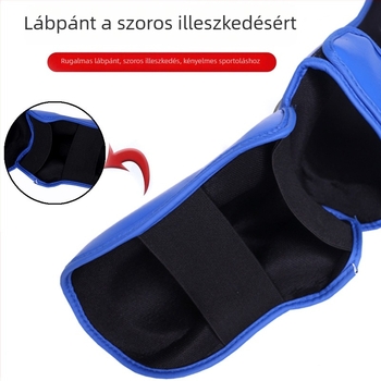 Muay Thai lábvédő integrált lábszár- és bokavédelemmel, Sanda és Taekwondo számára