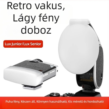 Softbox Shenniu Lux Junior Retro vakuhoz, négyzet alakú Soft Light Box, alumínium ötvözet
