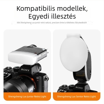 Softbox Shenniu Lux Junior Retro vakuhoz, négyzet alakú Soft Light Box, alumínium ötvözet