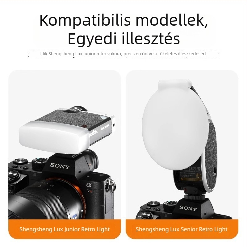 Softbox Shenniu Lux Junior Retro vakuhoz, négyzet alakú Soft Light Box, alumínium ötvözet