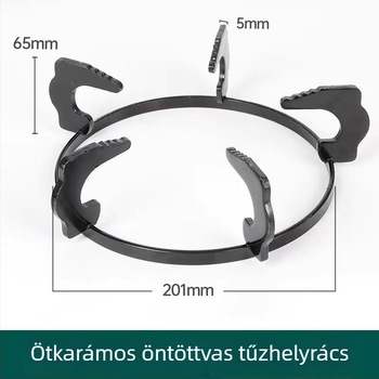 Beépített gáztűzhely tartó csúszásmentes tejfazék tartóval