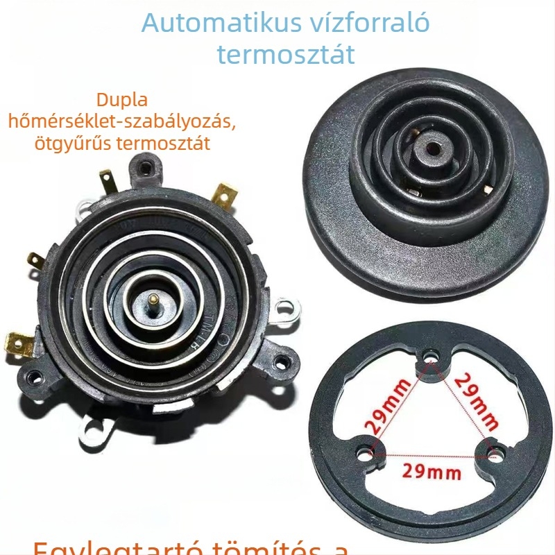 Vízforraló alapcsatlakozó – elektromos fűtő kiegészítő, modell Five-ring thermostat, vezetékes használatra