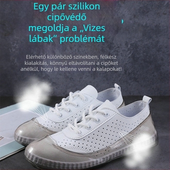 Silikon cipővédők – vízálló, egyszer használatos, hordozható otthonra és utazáshoz