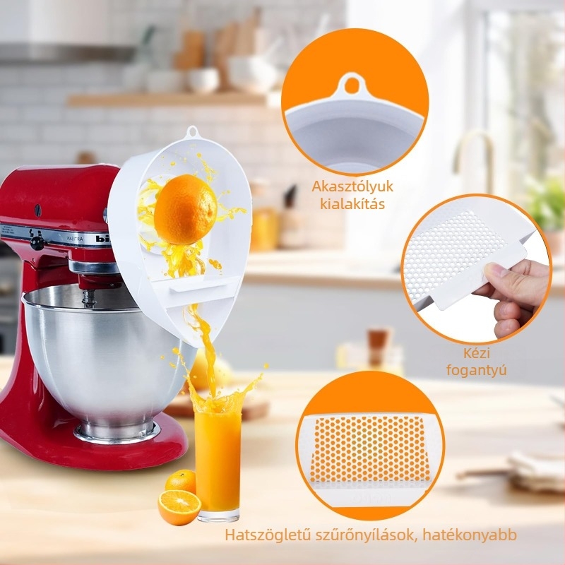KitchenAid citrusprés tartozék – leválasztható konstrukció, egyszerű beszerelés, kompatibilis a KitchenAid-mixerrel