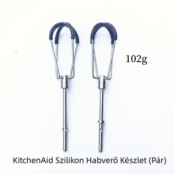 KitchenAid univerzális tojáshabosító fej, SUS304 rozsdamentes acél és szilikon bevonattal, kiegészítő kézi mixerhez