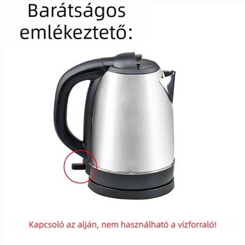 Elektromos kanna alap és kiegészítői — levehető felépítés; kábeles alap; univerzális kompatibilitás a nagy márkákkal