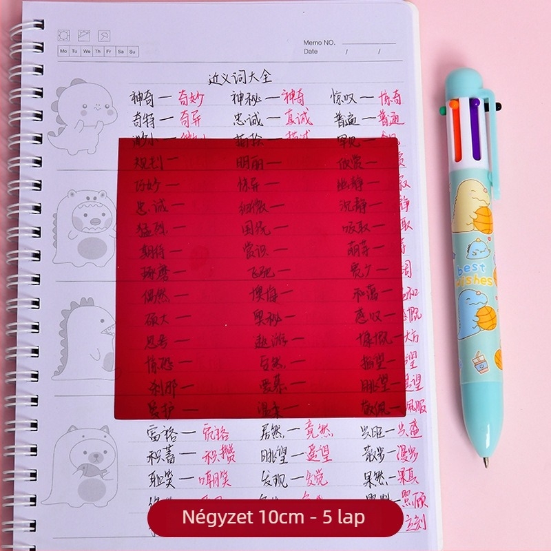 PVC műanyaglemez, átlátszó szűrőfilm, vastagság 0,3 mm