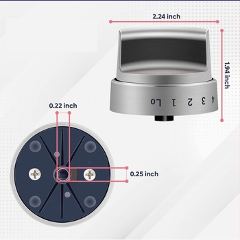 Gázfőző kapcsoló gomb WB03X24818 – OEM cserealkatrész az eredeti vezérléshez, forgó működés