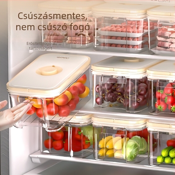 Crisper box – műanyag felépítés, frissen tartja, zárható, származás Guangdong, márka SPXY
