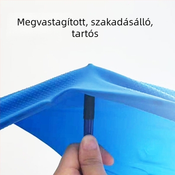 Gyerekek latex cipővédői, vízállóak, csúszásmentesek, kopásállóak, hóállóak, kültéri utazásokhoz vastagított kivitel.