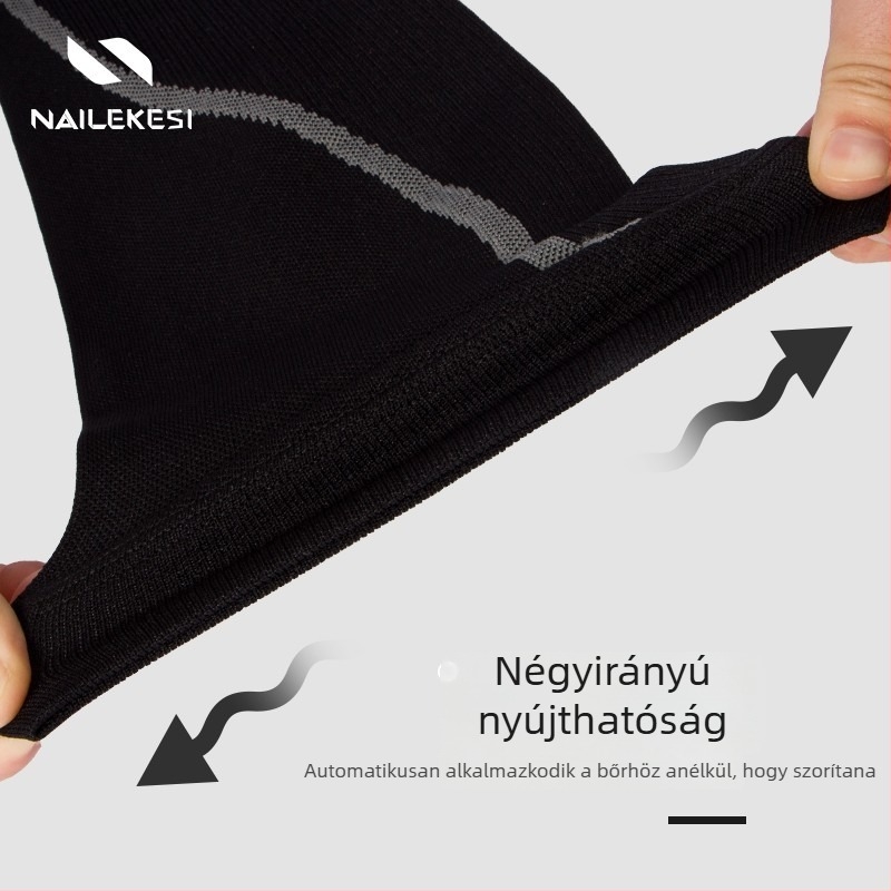 Futó lábszárvédő rögzítő a vádli védelmére; Anyag: Nylon 89,3% / Spandex 10,7%; Vádli védő; Alkalmas futáshoz