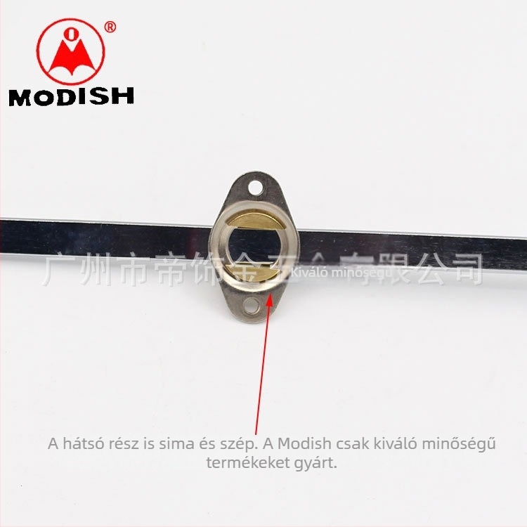 MODISH Szekrényajtó támasztó rúd, hideg hengerelt vas + réz tengely, 009 modell, modern-minimalista stílus, felület: világos króm