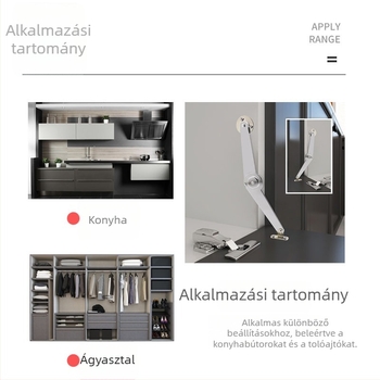 Szekrényhez tartó rúd - Vasból, Megsbon, Modern stílus, Licencelhető magáncímke