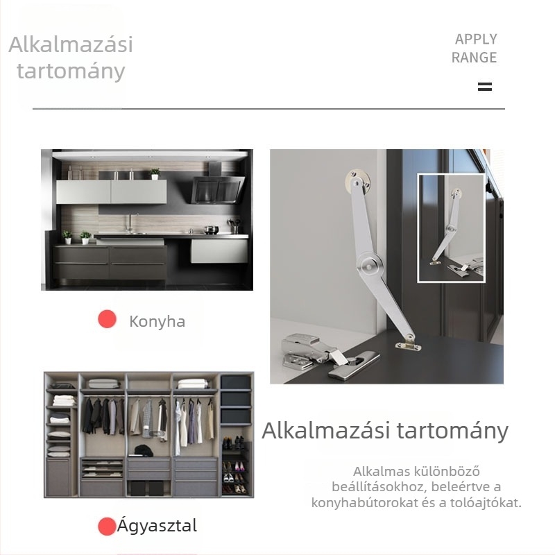 Szekrényhez tartó rúd - Vasból, Megsbon, Modern stílus, Licencelhető magáncímke