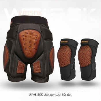 Sí- és snowboardos csípő- és térdvédők belső viseletként, PU/EVA/Lycra, Weisok/weisike márka