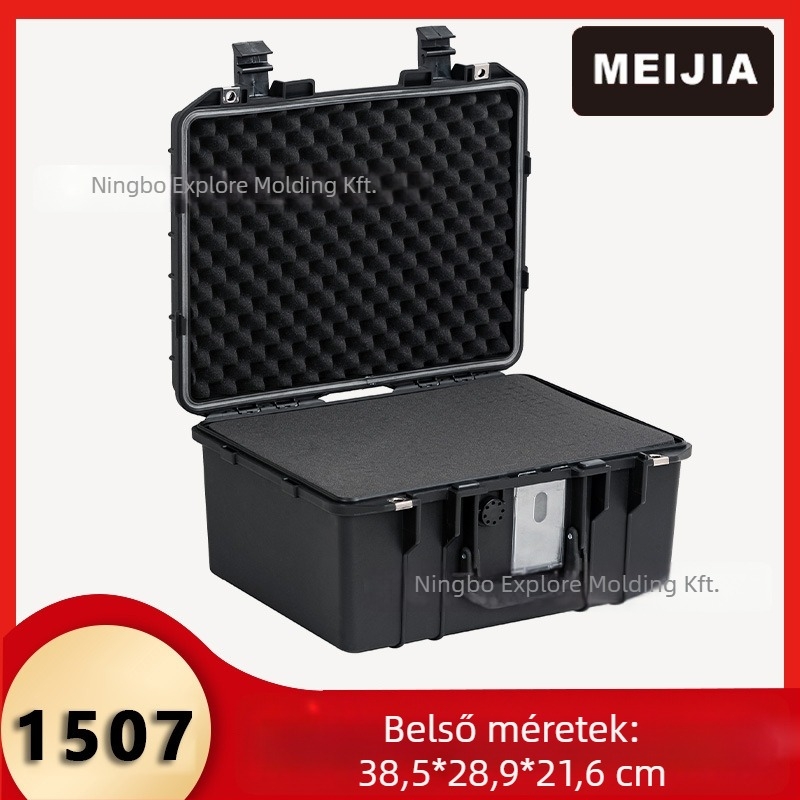Mj-1507 Műanyag szerszámosláda – vízálló, ütésálló, porálló, hordozható, nehéz használatra tervezett, Butterfly sorozat