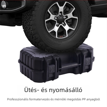 Műanyag szerszámtartó doboz | PP anyag, porálló, vízálló, ütésálló, egyrétegű, hordozható