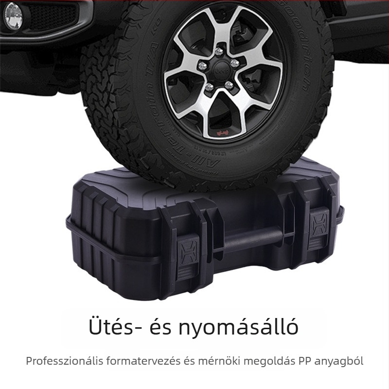 Műanyag szerszámtartó doboz | PP anyag, porálló, vízálló, ütésálló, egyrétegű, hordozható