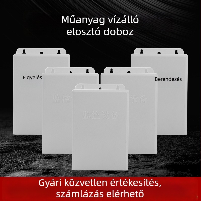 Alacsonyfeszültségű, falra szerelhető, húzható, műanyag, vízálló doboz