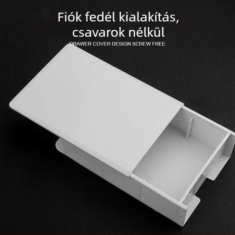 Alacsonyfeszültségű, falra szerelhető, húzható, műanyag, vízálló doboz