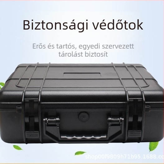 ABS nagy teherbírású műanyag doboz berendezésekhez, falvastagság 3,5 mm, teherbírás 50 kg, injekciós öntéses kivitel, vízálló és nedvességálló