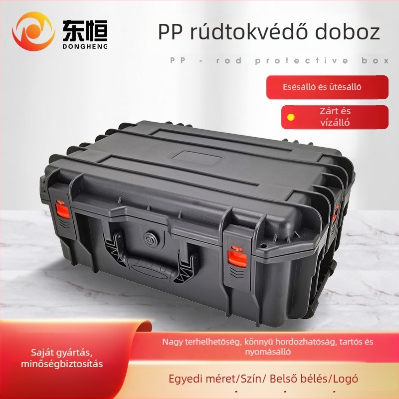 PP drón védőtok lítium akkumulátor rekesz, vízálló, injekciós formázású kivitel, teherbírás 1000, falvastagság 4 mm