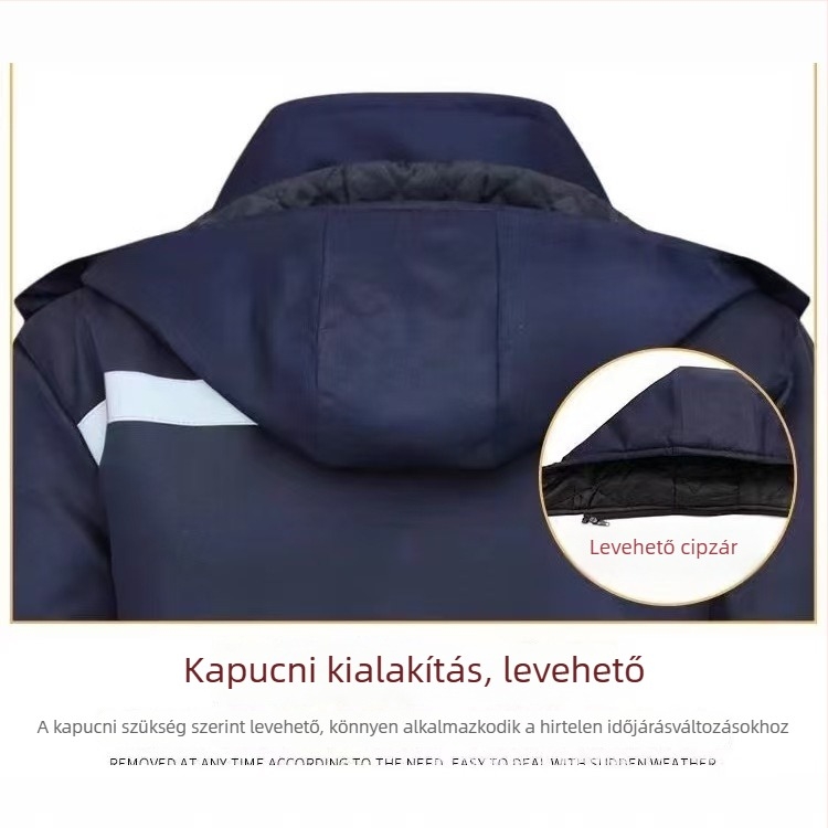 Téli pamuttal bélelt kabát nőknek és férfiaknak, munkaruházat, meleg kabát, pamut kabát, kültéri munka, építkezés, kamuflázzal