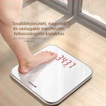Okos testzsírmérő és testsúlymérő – otthoni használatra, digitális mérleg
