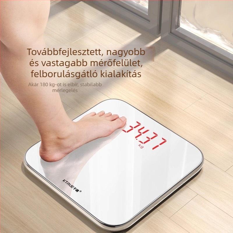 Okos testzsírmérő és testsúlymérő – otthoni használatra, digitális mérleg