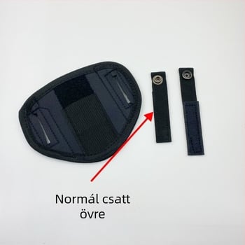 Sport deréköv-holster — poliészter, vízálló, lélegző, lopás elleni, uniszex