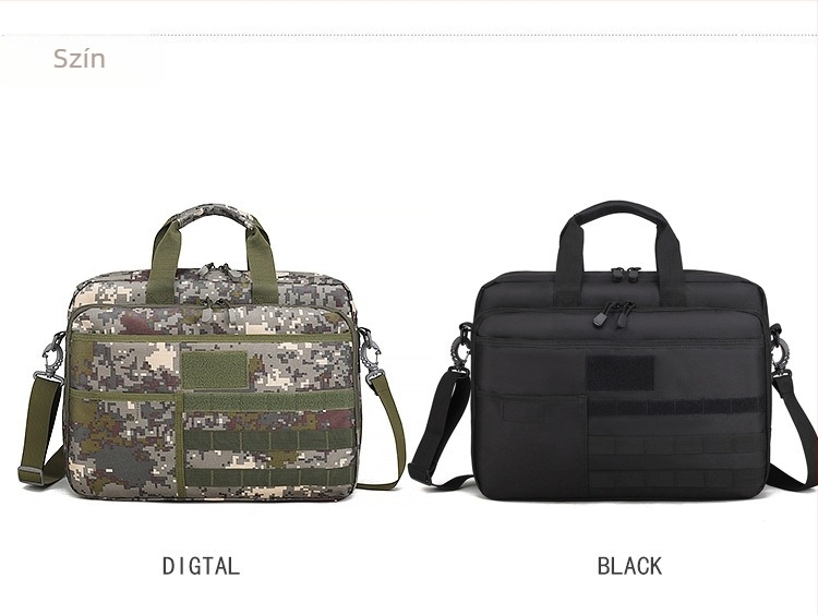 Kültéri taktikai laptop táska egy vállpánttal