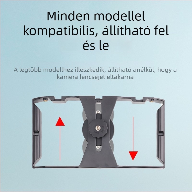 Mobiltelefonos Vlog videó-stabilizáló, rezgésmentes tripód, mikrofon és világítás készlet, élő közvetítéshez kézben tarthat keret