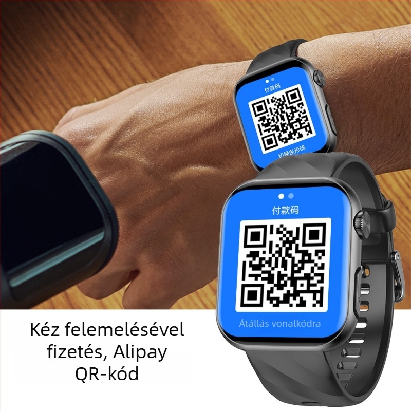 MT500 ECG okosóra AMOLED kijelzővel, offline fizetés, Bluetooth hívások, NFC