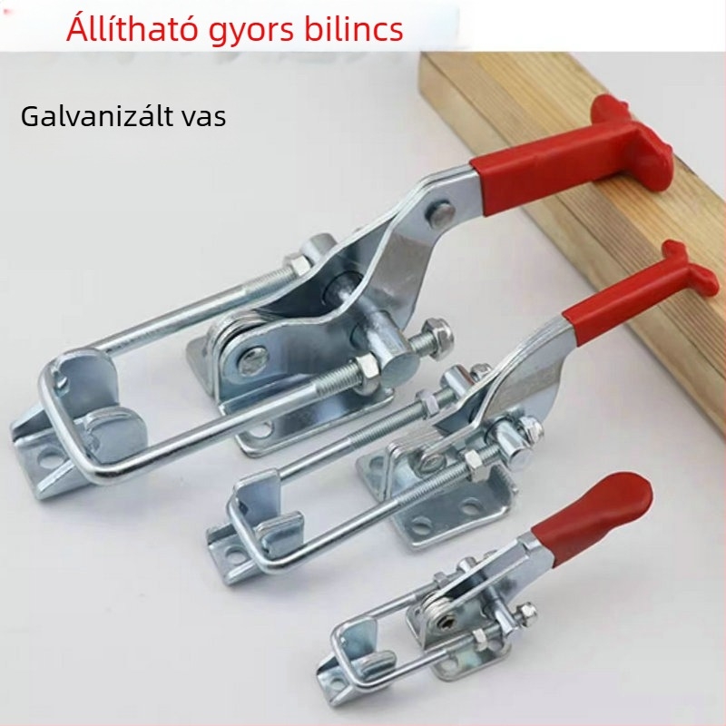 Gyors szorító, állítható zárással, galvanizált vas, modell 431, Privilege
