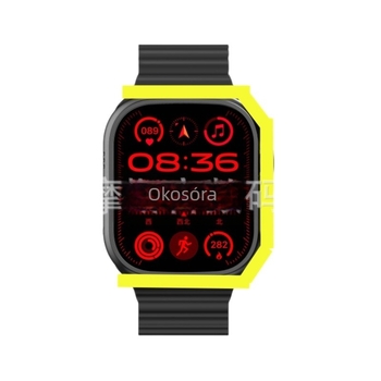 IT68 Ultra3 okosóra férfiaknak, Bluetooth, AMOLED 44mm négyszögletes kijelző, többfunkciós egészségfigyelés, vízálló, alvás- és pulzusfigyelés